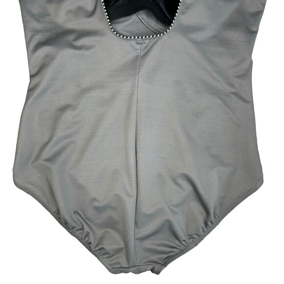 Miraclesuit Kirkland Womens 16 Gray Horizon One Piece Swimsuit - Picture 9 of 11